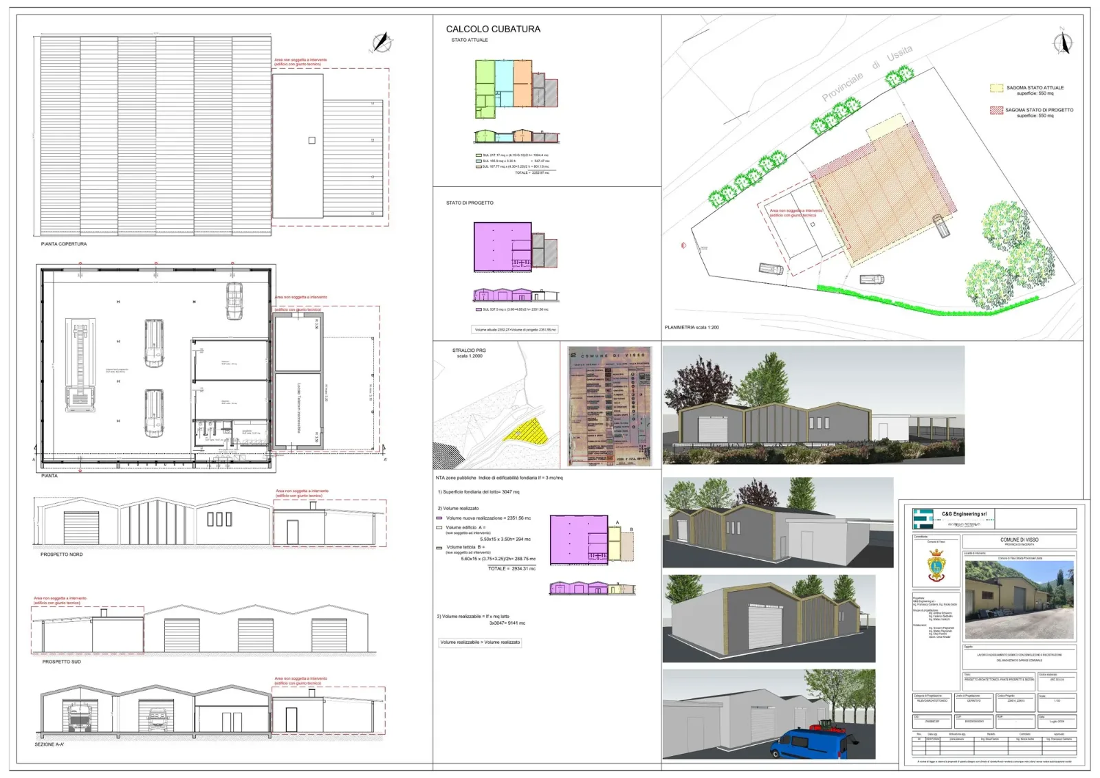 Municipal warehouse and garage – Visso