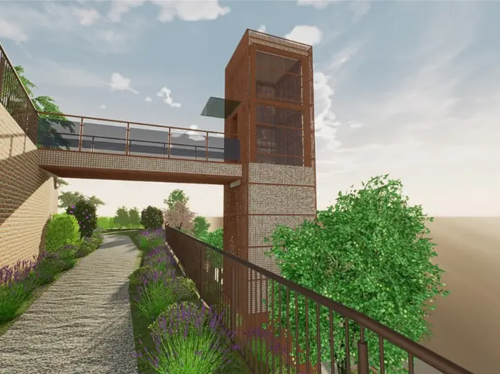 Montegiorgio Outdoor – lift and cycle path